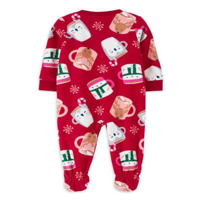 Carter's Child of Mine Baby and Toddler Holiday One-Piece Pajamas, Sizes 0-5T