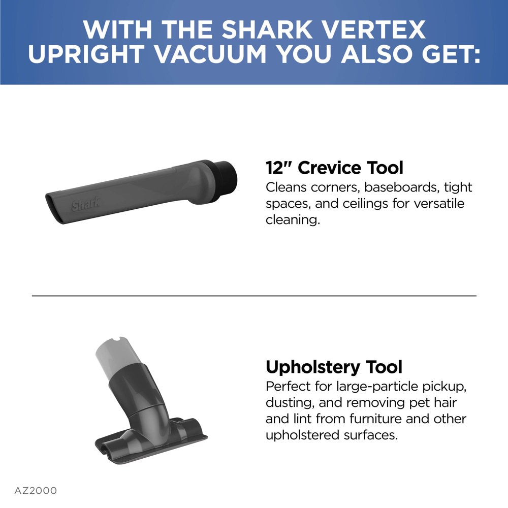 Shark® Vertex Duoclean® Powerfin Upright Vacuum Powered Lift-Away®, Self-Cleaning Brushroll