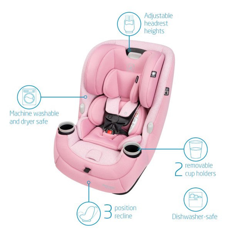 Maxi-Cosi Pria All-in-One Convertible Car Seat, Rose Pink Sweater – PureCosi,