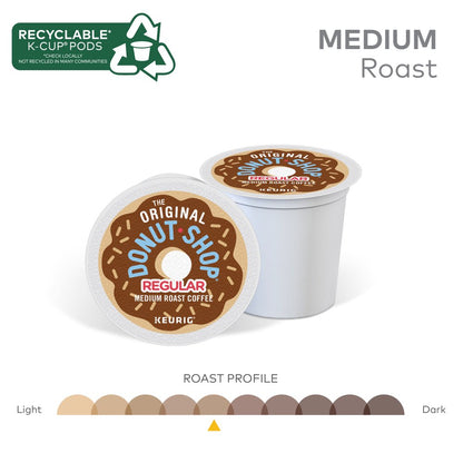 (2 pack) The Original Donut Shop Regular Keurig Single-Serve K-Cup Pods, Medium Roast Coffee, 48 Count