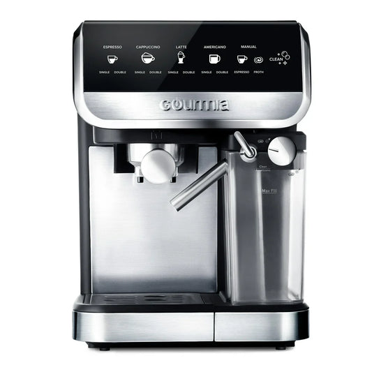 Gourmia Espresso, Cappuccino, Latte & Americano Maker with Automatic Frothing