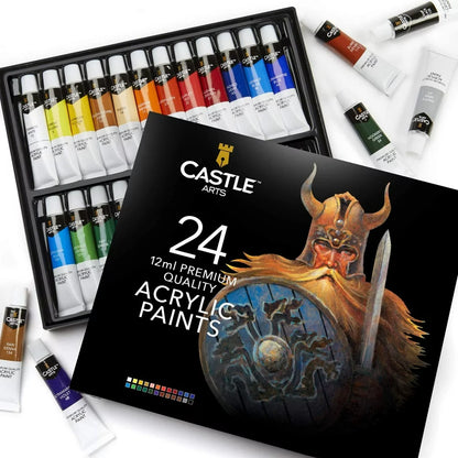 24 x 12ml Acrylic Paint Set