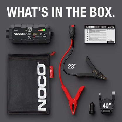 Open Box NOCO Boost Plus 1000A 12V UltraSafe Portable Lithium Jump Starter GB40