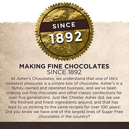 Asher's Chocolates, Chocolate Covered Pretzels, Gourmet Sweet and Salty Candy, Small Batches of Kosher Chocolate, Family Owned Since 1892, (6.5oz, Milk Chocolate)