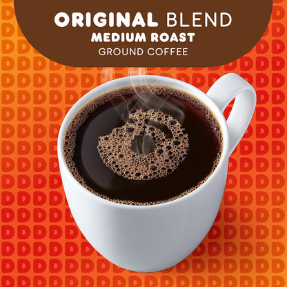 Dunkin' Original Blend Medium Roast Ground Coffee, 30 Ounce