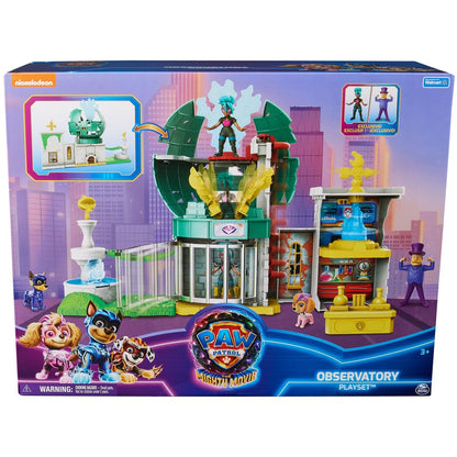 PAW Patrol: The Mighty Movie, Observatory Playset with 3 Action Figures for Kids Ages 3+