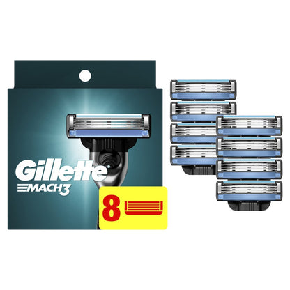 Gillette Mach3 Men's Razor Blades, 12 Blade Refills