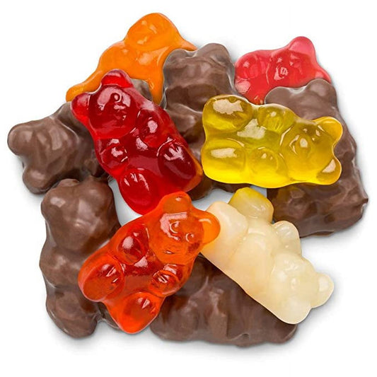 Grandys Candys Gourmet Milk Chocolate Covered Gummi Bears Bulk Sizes