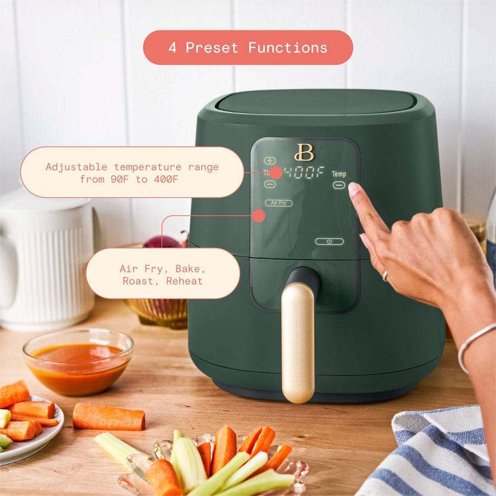  3QT Air Fryer with TurboCrisp Technology, Limited Edition Thyme Green by Drew Barrymore