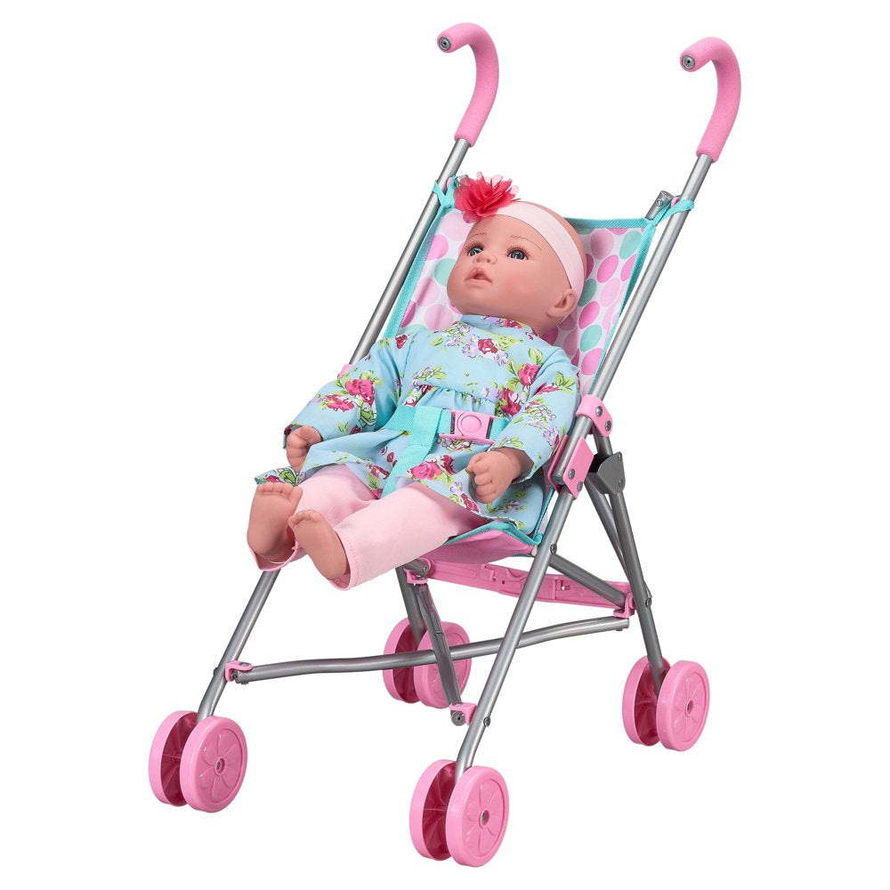 My Sweet Love Umbrella Stroller for Dolls, Multicolor