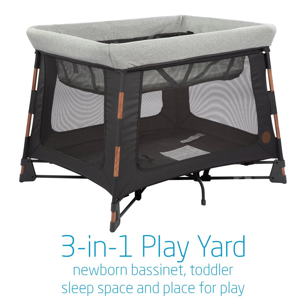 Maxi-Cosi Swift 3-in-1 Baby Play Yard, Essential Graphite