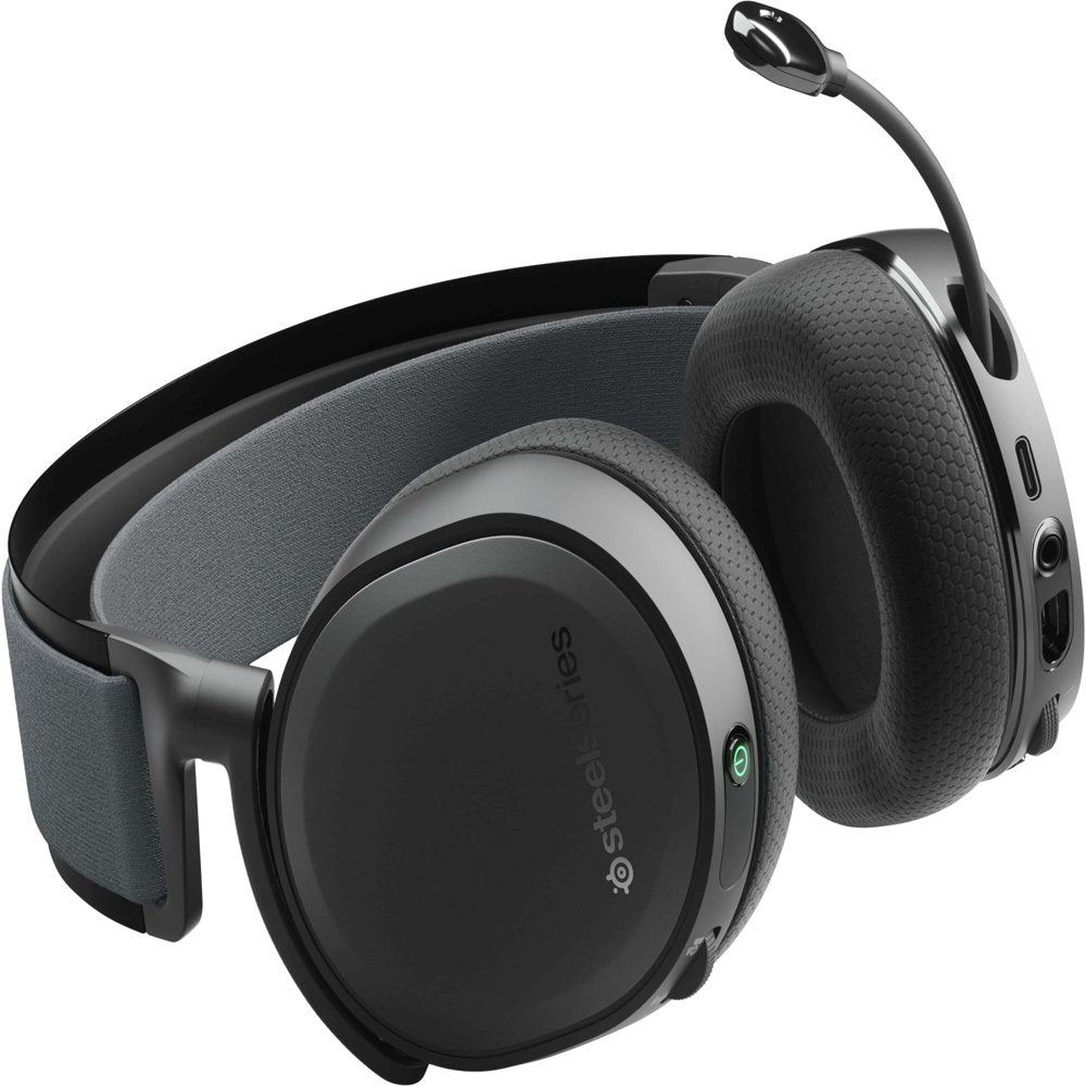 SteelSeries Arctis 7+ Wireless Gaming Headset – PS5, PS4, PC, Mac, Android, PlayStation & Nintendo Switch - Black