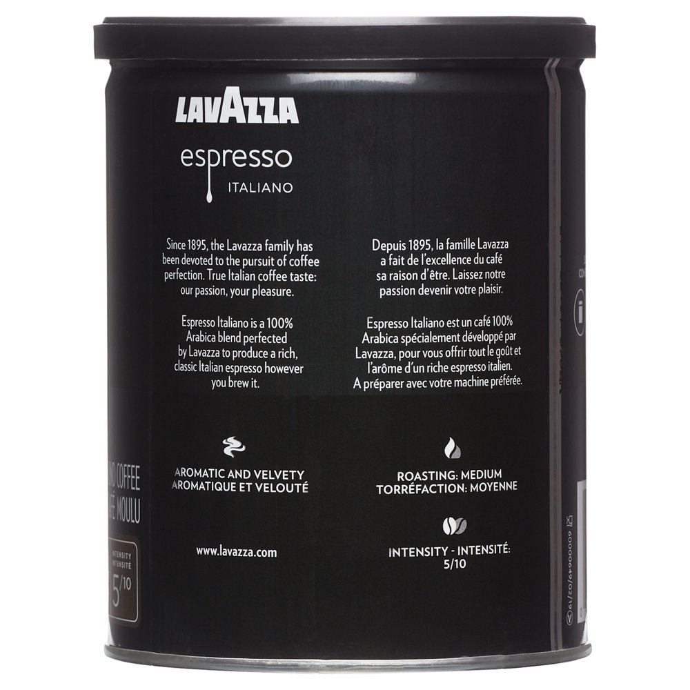 Lavazza Espresso Italiano Ground Coffee, 8 oz Can