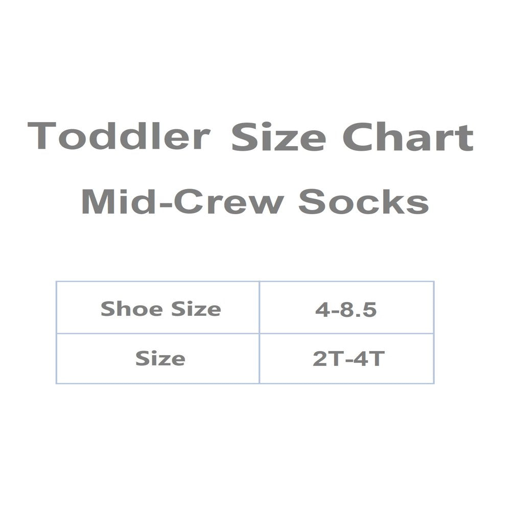 Mickey Mouse Toddler Cozy Socks, 6-Pack, Sizes 2T-4T