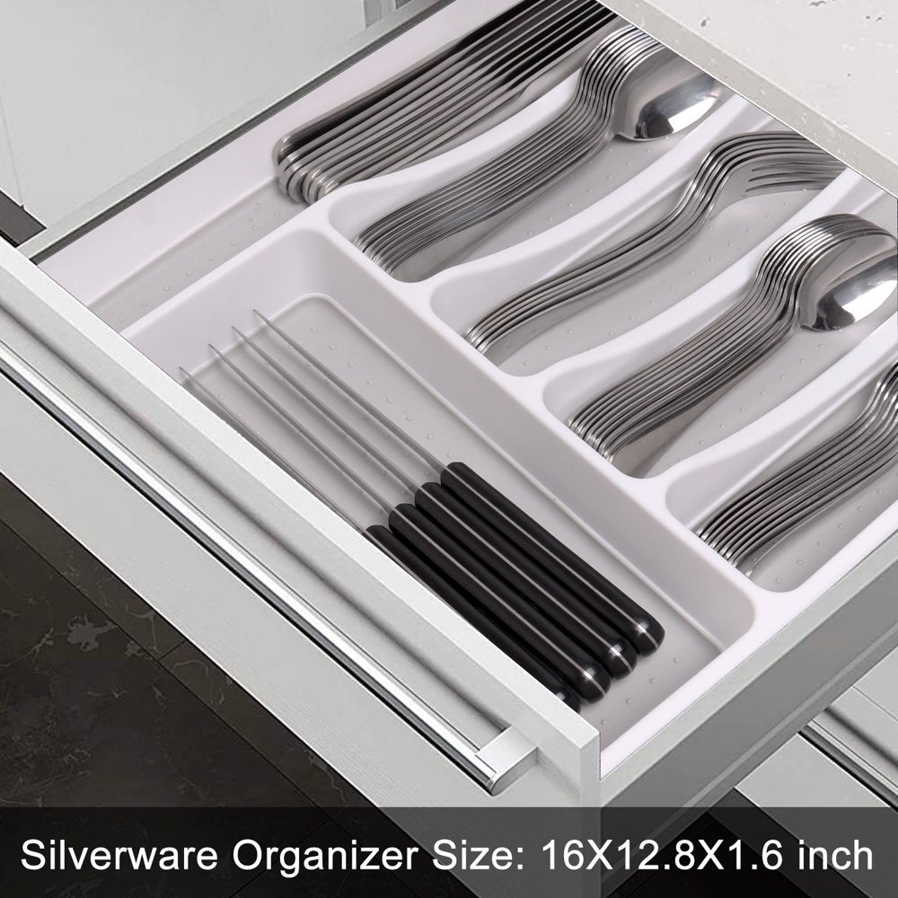 48-Pieces Silverware Set Stainless Steel Flatware Cutlery Utensil Set Spoons