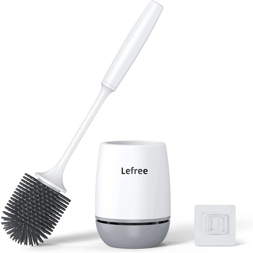 Lefree Silicone Toilets Brush Caddy Sets Bathroom Cleaner Holder 1 Pack