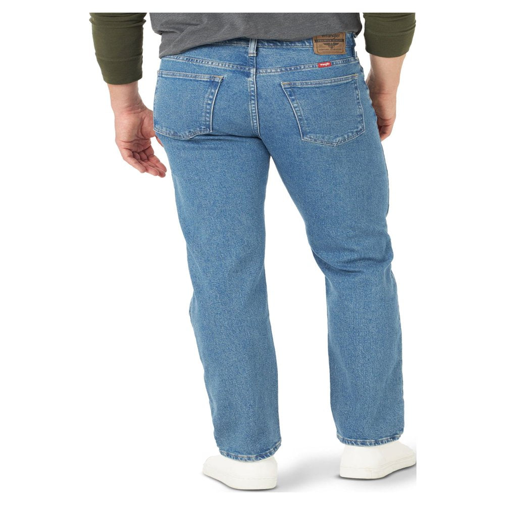 Wrangler Men's and Big Men's Relaxed Fit Jeans with Flex