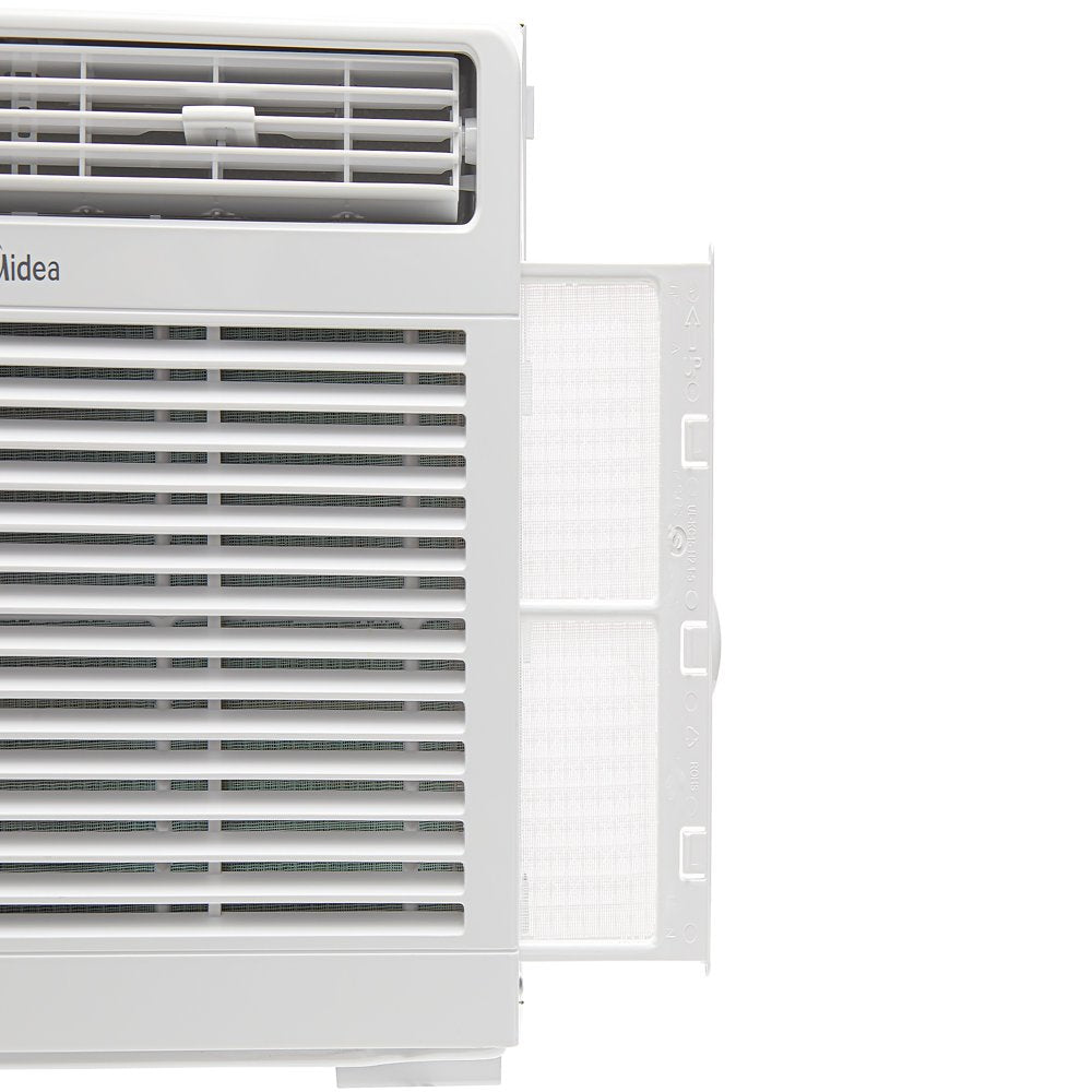 Midea 5,000 BTU 115V Window Air Conditioner with Comfort Sense Remote, White, MAW05R1WWT