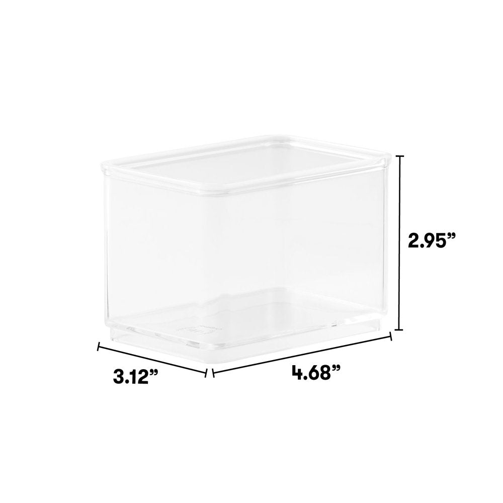 10 Piece Bath Edit, Plastic Modular Storage System Clear