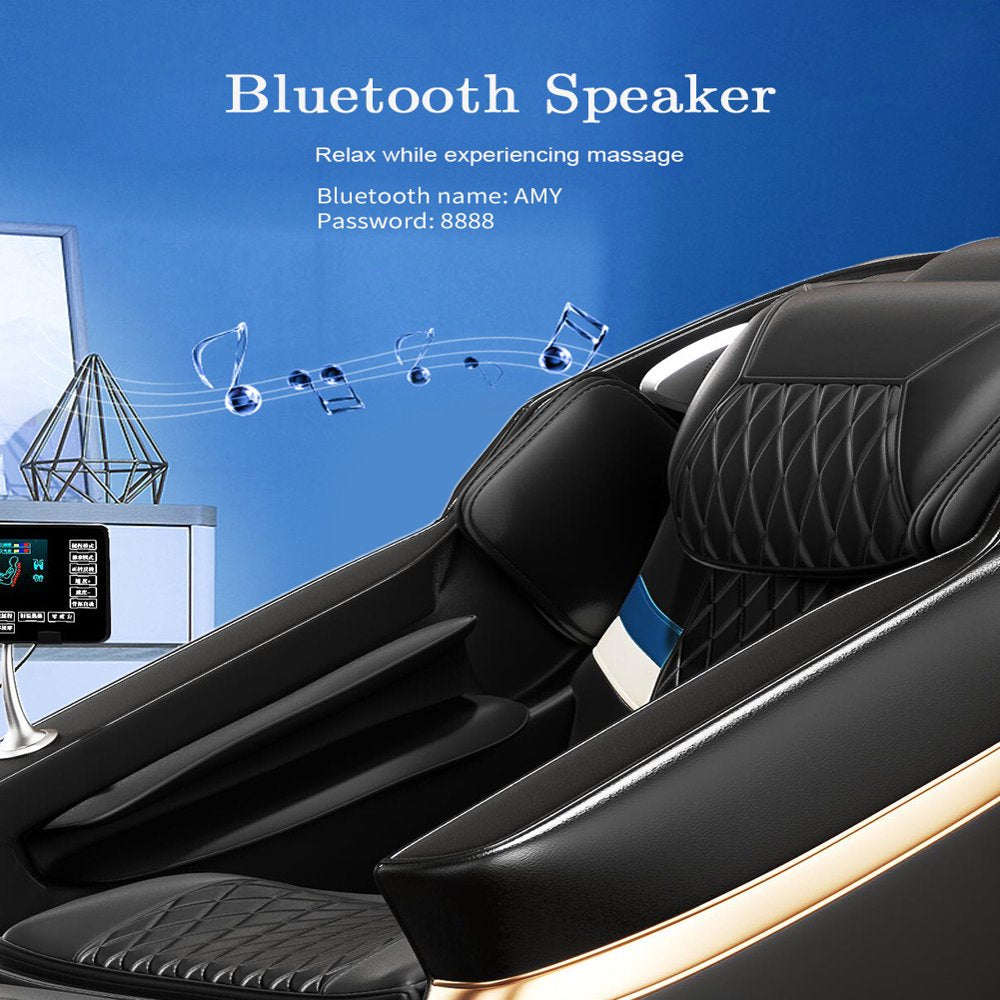 UPGO 4D Massage Chair, Zero Gravity Shiatsu with Stretching Function, Bluetooth, Heating