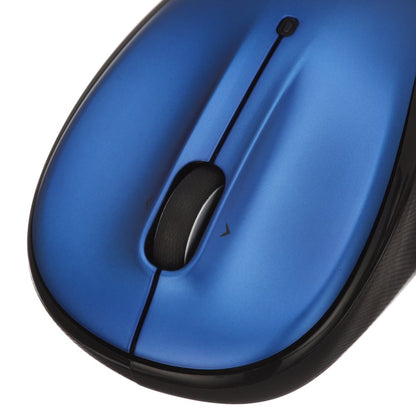 Compact Wireless Mouse, 2.4 Ghz with USB Unifying Receiver, Optical Tracking, Blue