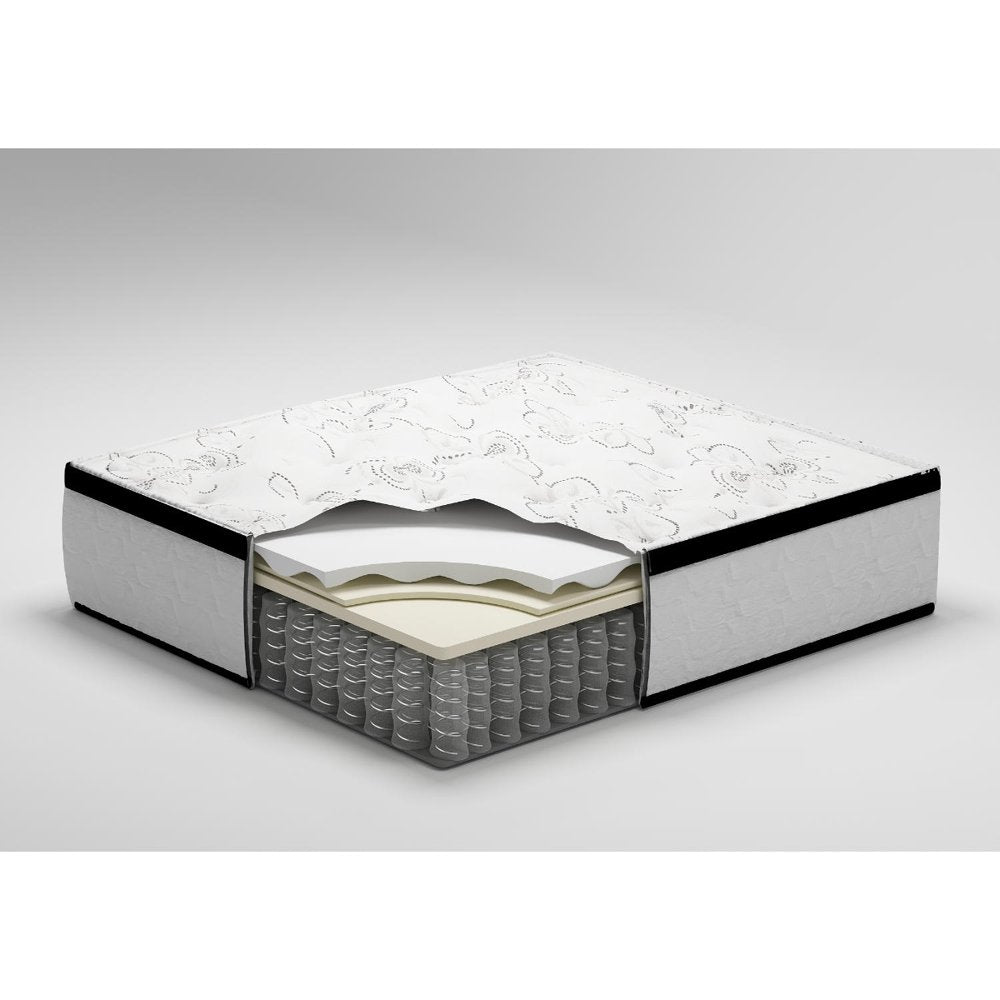 Signature Design by Ashley Chime 12 Inch Hybrid King Mattress in a Box White