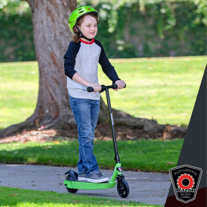 Razor Black Label E90 Electric Scooter - Green, for Kids Ages 8+ and up to 120 lbs, up to 10 mph