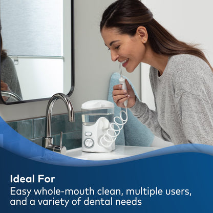 Waterpik Ultra Countertop Water Flosser Oral Irrigator, White