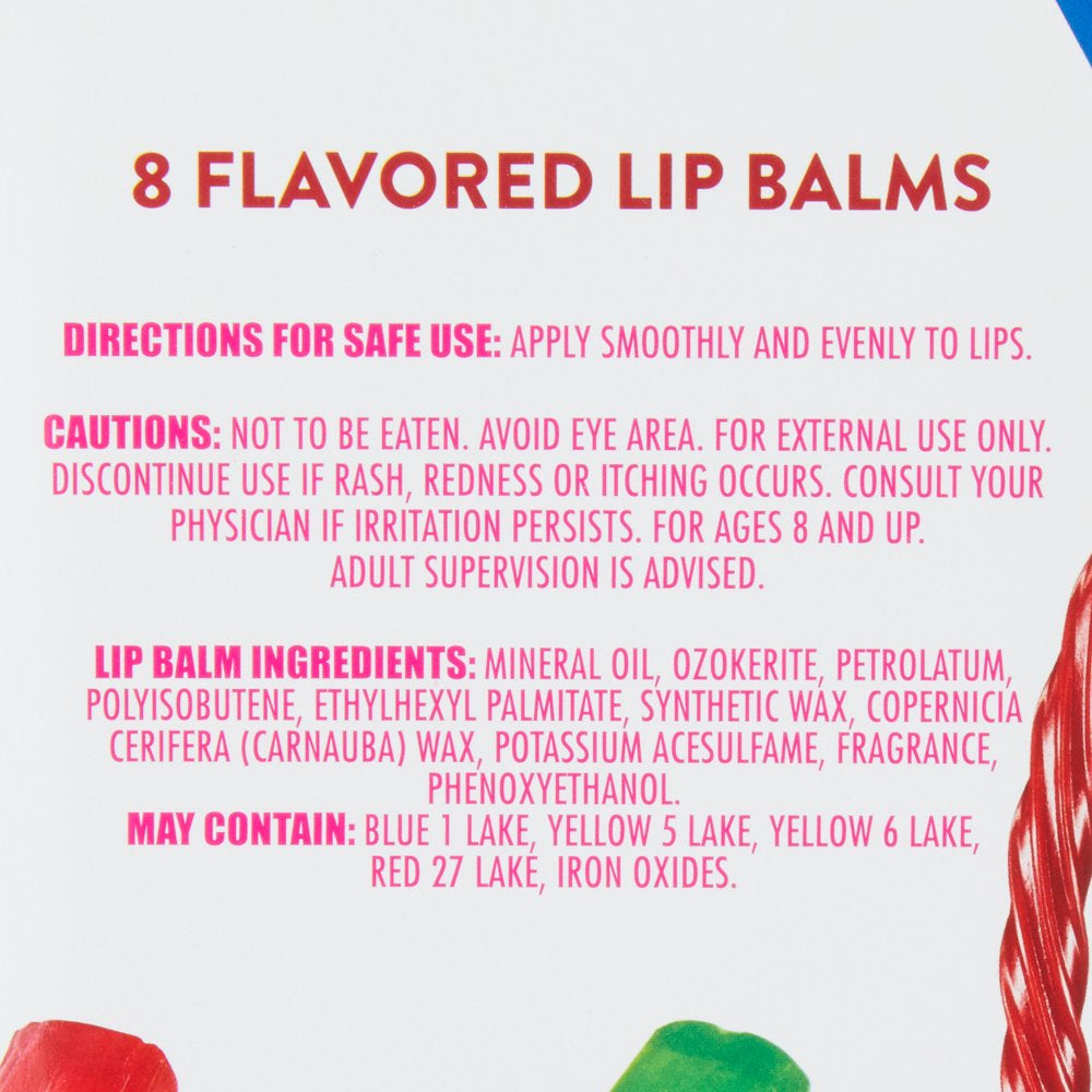 Hershey Flavored Lip Balm, 8 Count