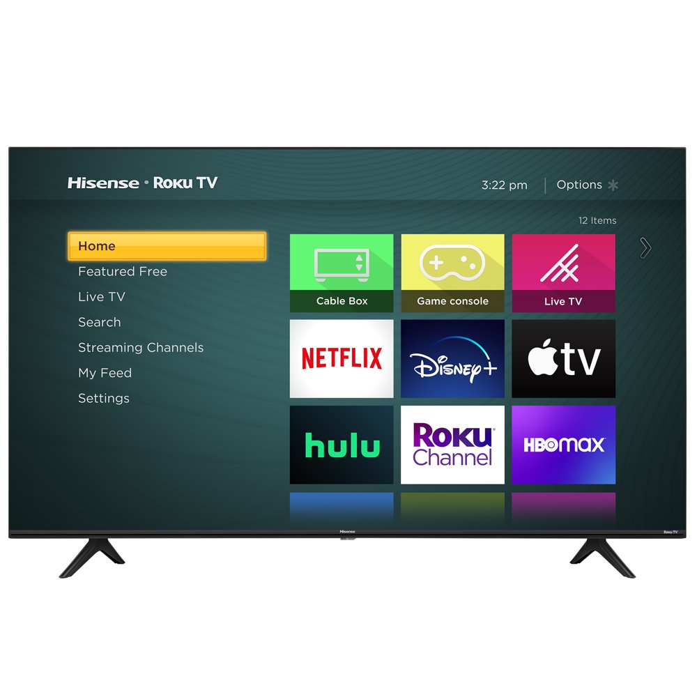 Hisense 58" Class 4K UHD LED LCD Roku Smart TV HDR R6 Series 58R6E3