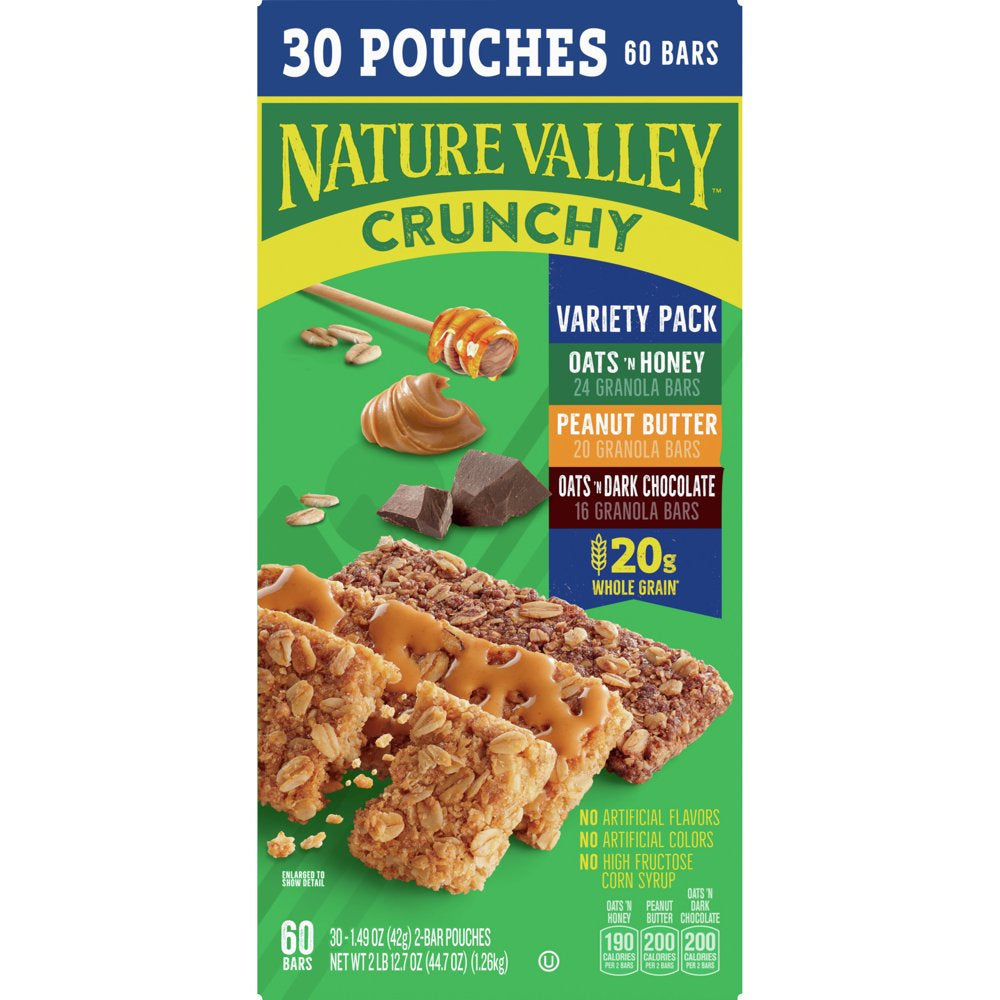 Nature Valley Crunchy Value Pack 30 Count