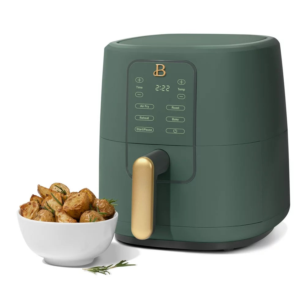  3QT Air Fryer with TurboCrisp Technology, Limited Edition Thyme Green by Drew Barrymore