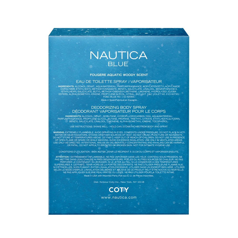 Nautica Blue Men’s 2-Pc. Eau De Toilette & Body Spray Holiday Gift Set