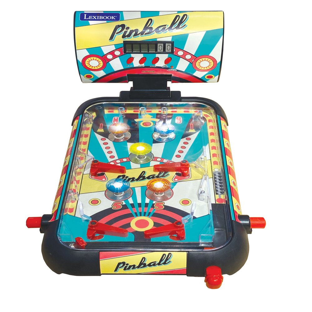  electronic pinball, action and reflex game for children and family, LCD screen, light and sound effects,  JG610