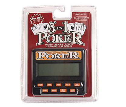  Classic 5-in-1 Poker Electronic Games