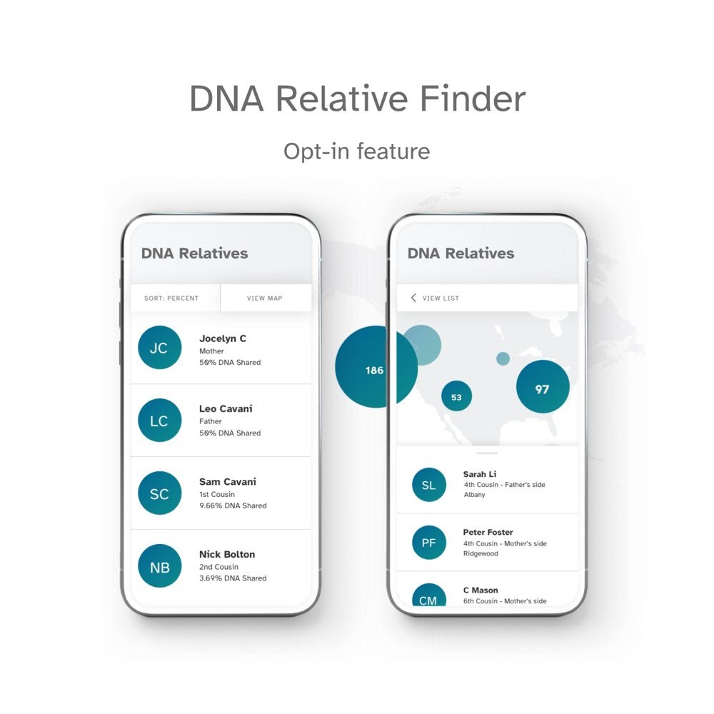 23andMe Ancestry Service - DNA Test Kit with 2750+ Geographic Regions, Family Tree & Trait Reports