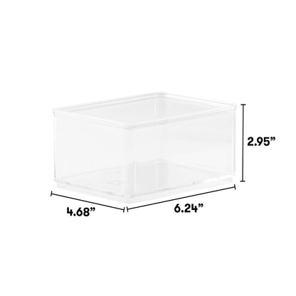 10 Piece Bath Edit, Plastic Modular Storage System Clear