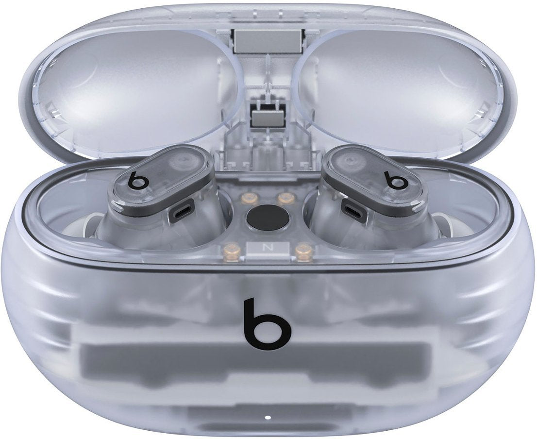 Restored Beats by Dr. Dre Beats Studio Buds+ True Wireless Noise Cancelling Earbuds - MQLK3LL/A - Transparent (Refurbished)