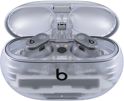 Restored Beats by Dr. Dre Beats Studio Buds+ True Wireless Noise Cancelling Earbuds - MQLK3LL/A - Transparent (Refurbished)