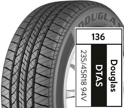 Douglas Touring A/S 235/45R18 94V All-Season Tire