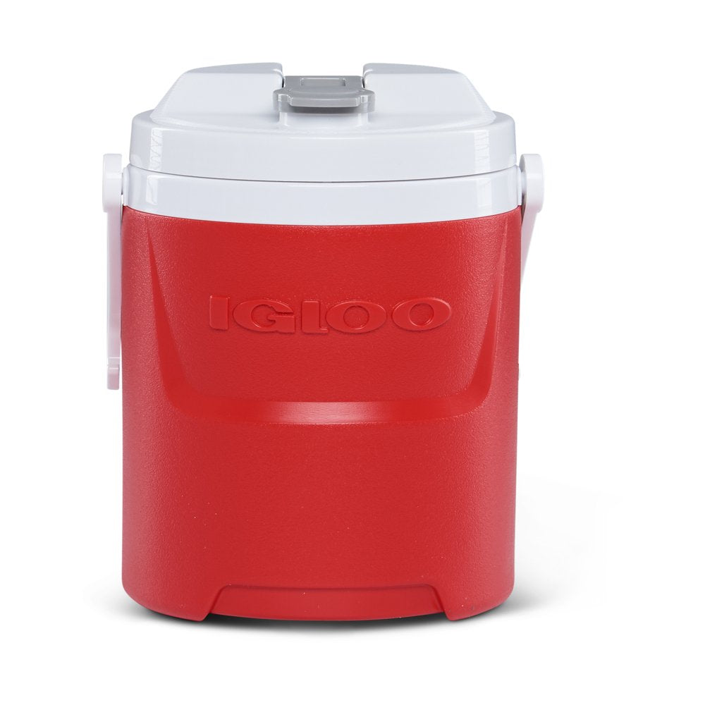 Igloo 1/2- Gallon Sport Beverage Jug with Hooks - Red