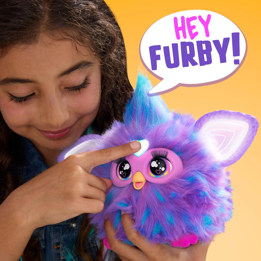 Furby Purple Plush Interactive Toys for 6 Year Old Girls & Boys & Up