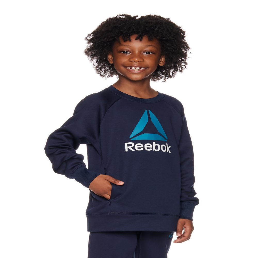 Reebok Boys Essential Fleece Crewneck, Sizes 4-18