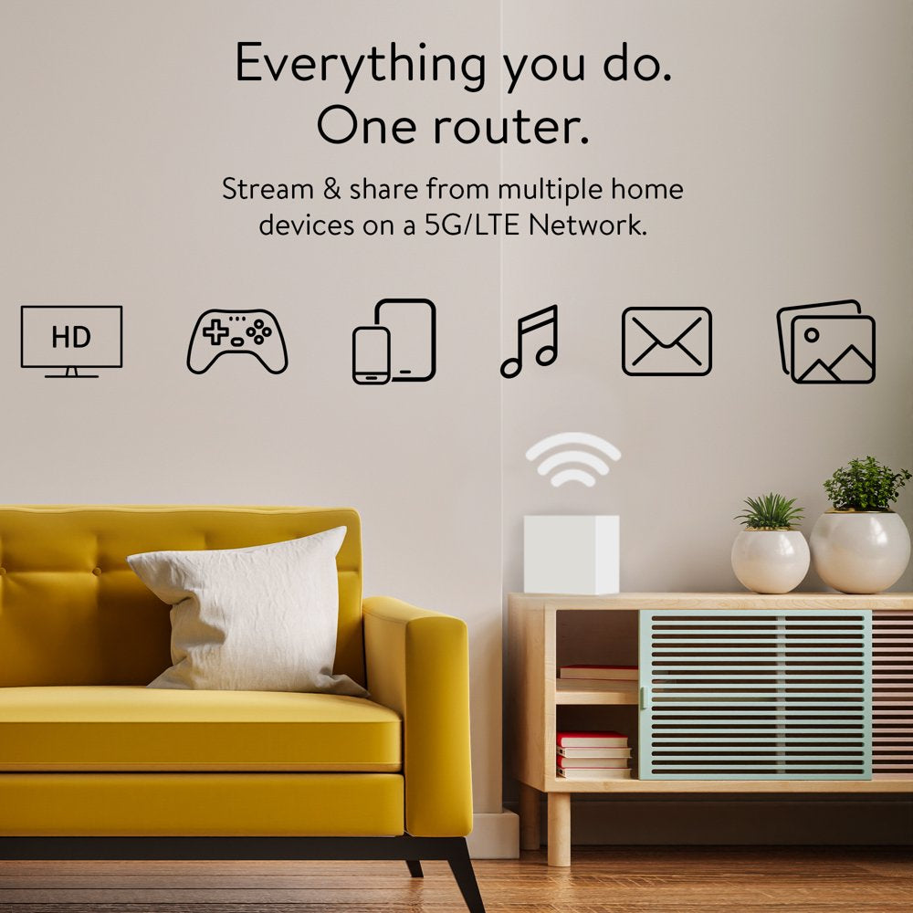 Straight Talk Home Internet Router, White- Prepaid – MonsterDeals.io