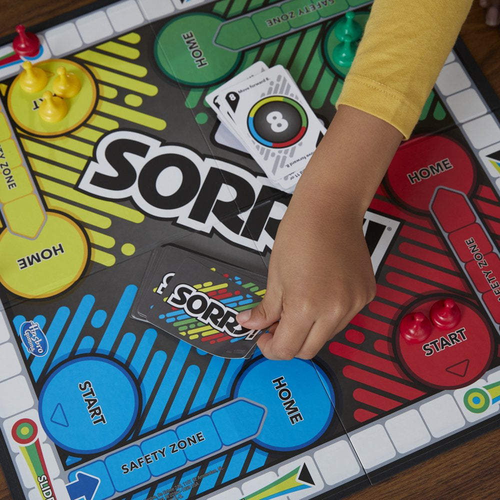 Sorry! Kids Board Game, Family Board Games for Kids, 2 to 4 Players, Ages 6+