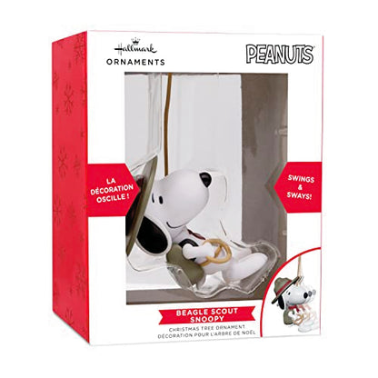 Hallmark Peanuts Swinging Snoopy Christmas Ornament