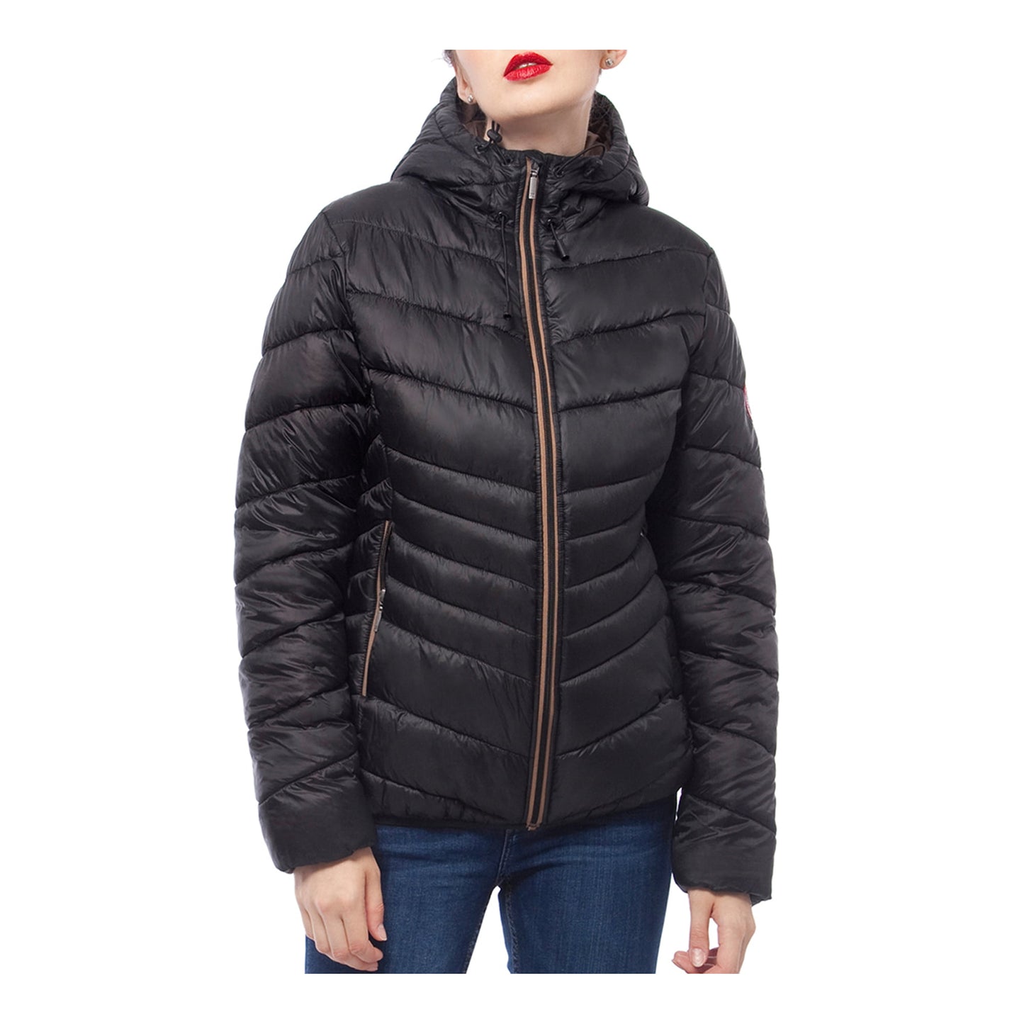 Rokka&Rolla Women's Light Puffer Jacket Coat, up to 2XL