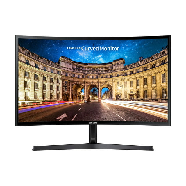 SAMSUNG 27" Class Curved 1920x1080 VGA HDMI 60hz 4ms AMD FREESYNC HD LED Monitor - LC27F396FHNXZA