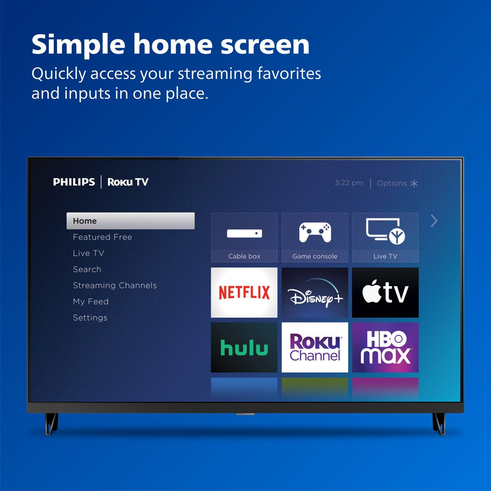 Philips 50" Class 4k Ultra HD (2160p) Roku Smart LED TV (50PUL6533/F7) (New)