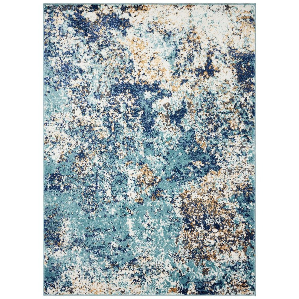 Luxe Weavers Modern Abstract Area Rug - Blue 8x10